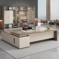 thumbnail image 1 of Meeting Desktops Office Desks Writing Lap Workstation Mainstays Wooden Storage Office Desks Standing Mesa Furniture Office My Lux Decor Round, 1 of 7