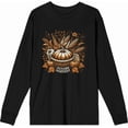 thumbnail image 4 of Autumn Harvest Adult Black Crew Neck Long Sleeve Shirt-Large, 4 of 6