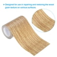 thumbnail image 3 of Unique Bargains Wood Grain Repair Tape Self Adhesive Realistic Patch Brown Oak, 3 of 5