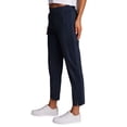 thumbnail image 4 of RBX Active Women's Ribbed Side Woven Ankle Pant With Pockets, 4 of 5