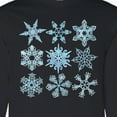 thumbnail image 4 of Inktastic Winter Snowflakes Long Sleeve T-Shirt, 4 of 5