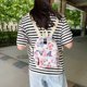 thumbnail image 5 of Mochila con estampado de animales para mujer bolso informal estilo Preppy bolsos Retro, 5 of 6