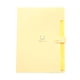 thumbnail image 1 of Carpetas de plástico expandibles con 5 bolsillos, tamaño carta A4, cierre a presión, organizador de documentos (beige), 1 of 6