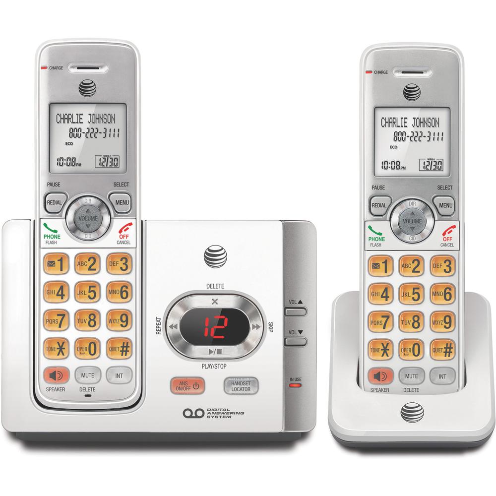AT&T EL52215 DECT 6.0 Cordless Answering System with Caller ID/Call Waiting (2 Handsets) - image 2 of 6