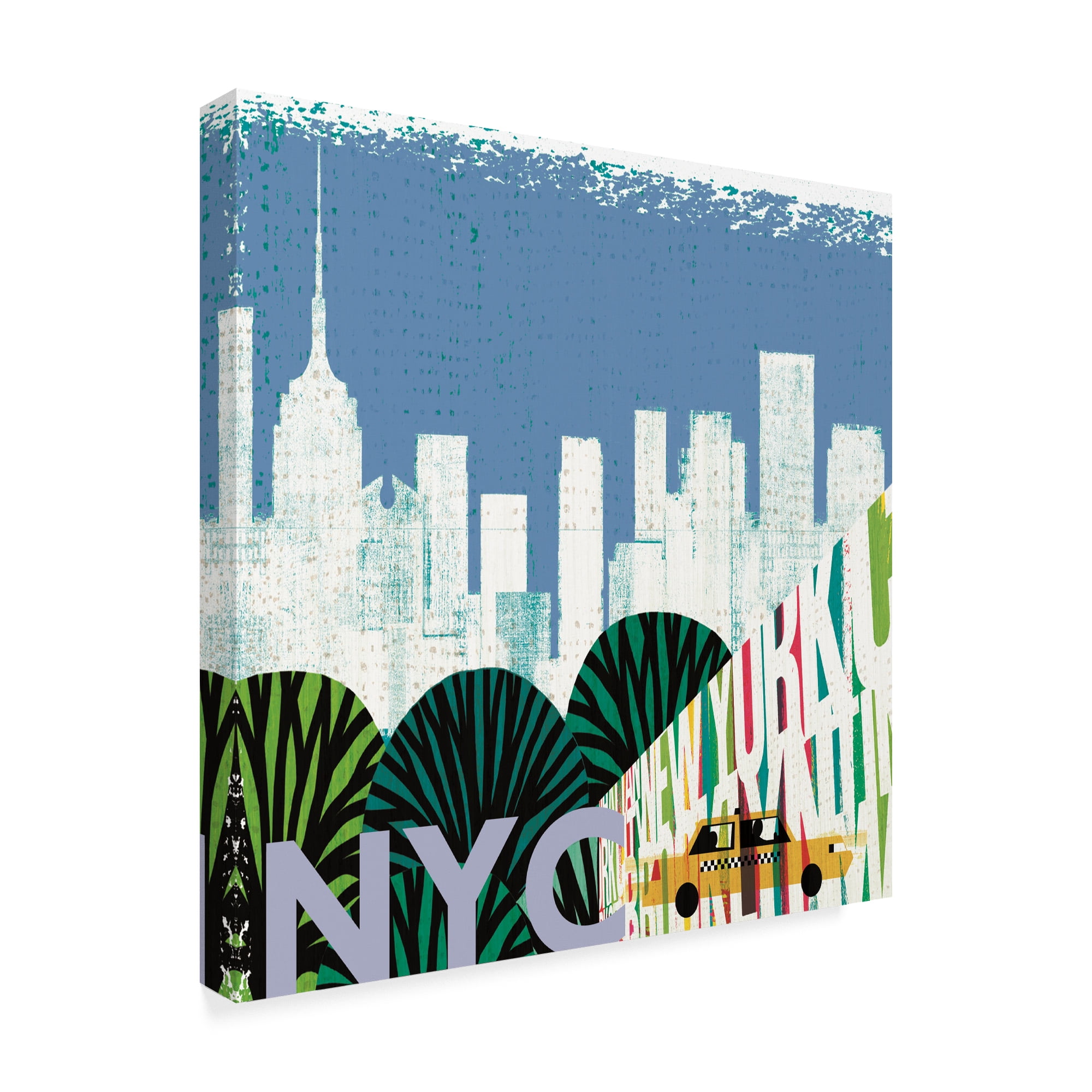 Trademark Fine Art 'New York City Life NYC' Canvas Art by Michael Mullan