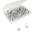 thumbnail image 5 of 50/100Pcs Big Head Push Pin Map Tacks Thumb Nails Flat Push Pin Thumb Pin for Cork Board Picture Map Posters Note, 5 of 8