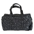 thumbnail image 2 of Travel Bag,Weekender Bag,Lightweight Quilted Design With Adjustable Strap,Spacious Storage Organizer For Daily Outings And Overnight Trips(Black), 2 of 8