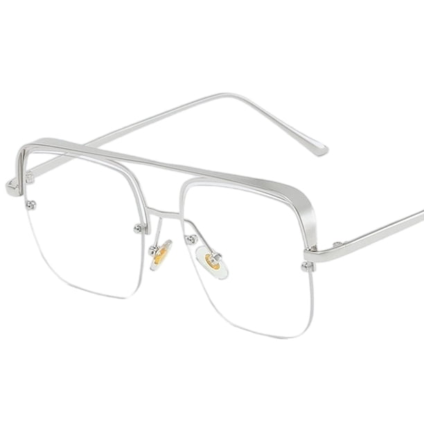 de sol cuadradas tamaño para mujeres y hombres con montura metálica UV400 protectoras para en pya, depor Pta Baoblaze gafas de sol de mujer