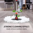 thumbnail image 5 of Mop and Bucket Set, Hands Free Mop and Bucket Floor Cleaning Set, Mop Bucket with Wringer, 61 inches Telescopic Mop Rod, 3 Microfiber Mop Heads, Rotary Mop Bucket System for Home and Office Use, 5 of 7