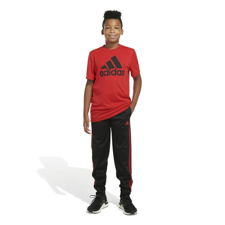 Boys 8-20 adidas Tricot Jogger Pants Color: Gray Five Size: L PLUS