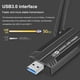 thumbnail image 4 of Adaptador Wi-Fi Wifi6E Usb3.0 AX3008 WiFi Dongle Driver Gratis 5400Mbps USB WiFi6E Adaptador Compatible con Windows 10/11, 4 of 7