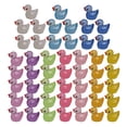 thumbnail image 2 of 50pcs Luminous Mini Resin Ducks, Tiny Animals Bulk Glow in The Dark Small Plastic Miniature Ducks Figures for Dollhouse Decor Micro Garden Home Landscape Aquarium Craft Gifts Party Favors Toys, 2 of 7
