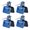 Blue, variant on Bike Brake Pads, High-Performance Brake Pads, Disc Brake Pads & Spring for Mountain Bike Disc Brakes,Bike Pads Compatible with TRP Tektro Shimano Deore Br