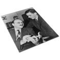 thumbnail image 3 of Print: Ellery Queen (Left) And James Yaffe, Half-Length Portrait, Turned, 3 of 4