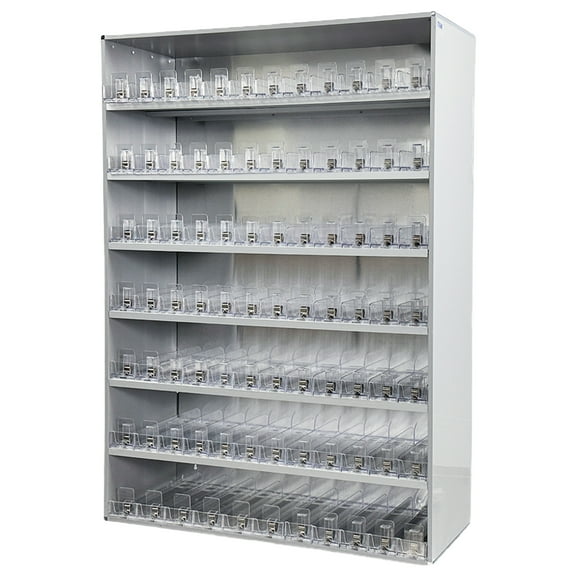 840 Box Cigarette Display Case Push Tray Commercial Retail Showcase 29.5''Wx10.5''Dx41.4''H