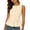 *Beige, variant on VBVC Women's Cotton-Linen Peplum Tank Top , Ladies' Button Front Ruffle Hem Blouse , Casual Summer Fitted Waist Top For Women,Army Green,S-2XL