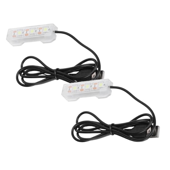 2Pcs Small Aquarium Led Light Aquarium Lights For Tank Multicolor Led Tank Light Aquarium Lights For Tank For Freshwater Aquarium Aquarium accessories
