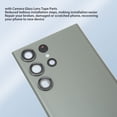 thumbnail image 4 of Rear Cover Back Glass Replacement for  S23 Ultra, Rear Glass Panel Cover Door Housing with Pre Installed Camera Lens and Repair Tool Kit for  S23 Ultra, 4 of 8