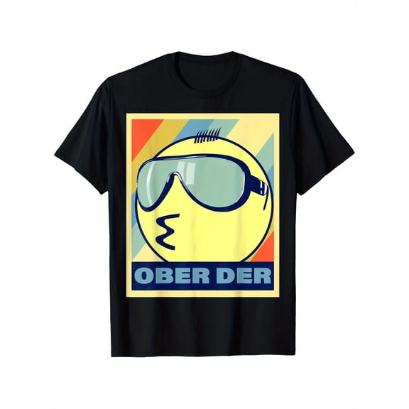 Men's Vintage Filipino Emoticon Graphic T-Shirt - Crew Neck, S-XXXL, Casual Loose Fit, Machine Washable, Perfect for Daily Wear & Travel