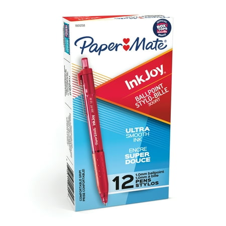 UPC: 0071641103047 | Paper Mate® InkJoy® 300RT Retractable Ballpoint Pens  Medium Point  Red  Box of 12