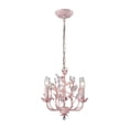 thumbnail image 1 of Elk Lighting Circeo 3 Light Chandelier in Light Pink, 1 of 1