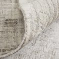 thumbnail image 6 of Feizy Eastfield Modern Abstract, Gray/Ivory, 1'6" x 1'6" Swatch Sheen Handmade Casual Distressed Design Carpet for Living Dining Bed Room, 6 of 8