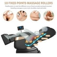thumbnail image 3 of Massage Chair Full Body, Zero Gravity Massage Chair with 10 Fix Rollers, Heating, Foot Massage, Auto Modes, Bluetooth Speaker, Touch Screen Controller, 3 of 24
