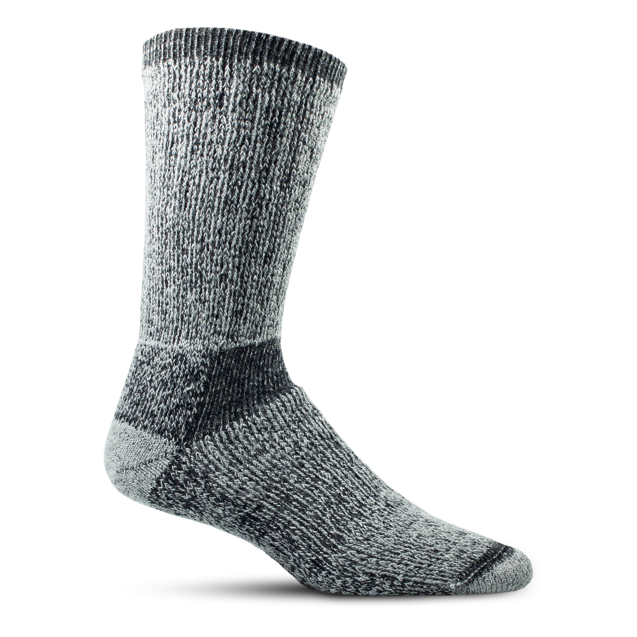 Realtree Men's 2-Pair Thermal Socks with Odor Protection (Gray, Size Large)