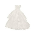 thumbnail image 1 of Vestido de novia de muñeca, ropa de vestido de princesa, ropa de fiesta, ropa de muñeca para muñeca de 12 pulgadas, 1 of 9