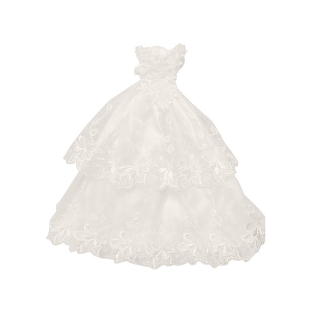 Vestido de Novia para Muñeca, Ropa de Fiesta, Vestido de Princesa para Muñeca de 30cm, Vestir