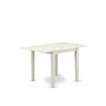 thumbnail image 2 of HomeStock Rustic Revival Dining Table Set Contains a Rectangle Wooden Table with Dropleaf and Parson Dining Chairs, 30x48 Inch, Compact Dining Table Set-Color:Oak/Light Tan,Size:5 Piece, 2 of 9