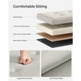 thumbnail image 3 of Reposapiés plegable Storage Ottoman SONGMICS, 31 x 41 x 31 cm, color crema, 3 of 7
