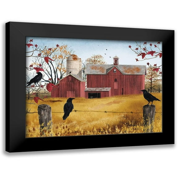 Jacobs, Billy 14x12 Black Modern Framed Museum Art Print Titled - Autumn Gold