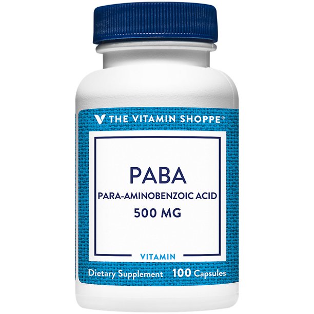 The Vitamin Shoppe PABA 500MG (ParaAminobenzoic Acid, a B Vitamin