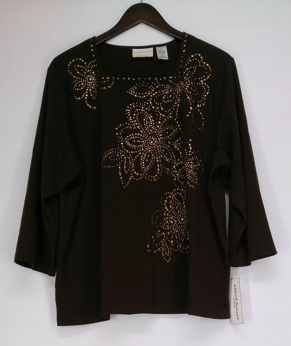 alfred dunner plus size tops