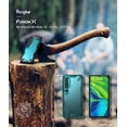 thumbnail image 2 of Ringke Fusion-X Case Compatible with Xiaomi Mi Note 10, Transparent Hard Back Shockproof Advanced Bumper Cover - Turquoise Green, 2 of 8