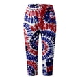 thumbnail image 2 of Gibobby Leggings Mujer Leggings para mujer Leggings con estampado cintura alta para mujer Medias atléticas Pantalones cortos entrenamiento yoga（Azul marino， M), 2 of 5