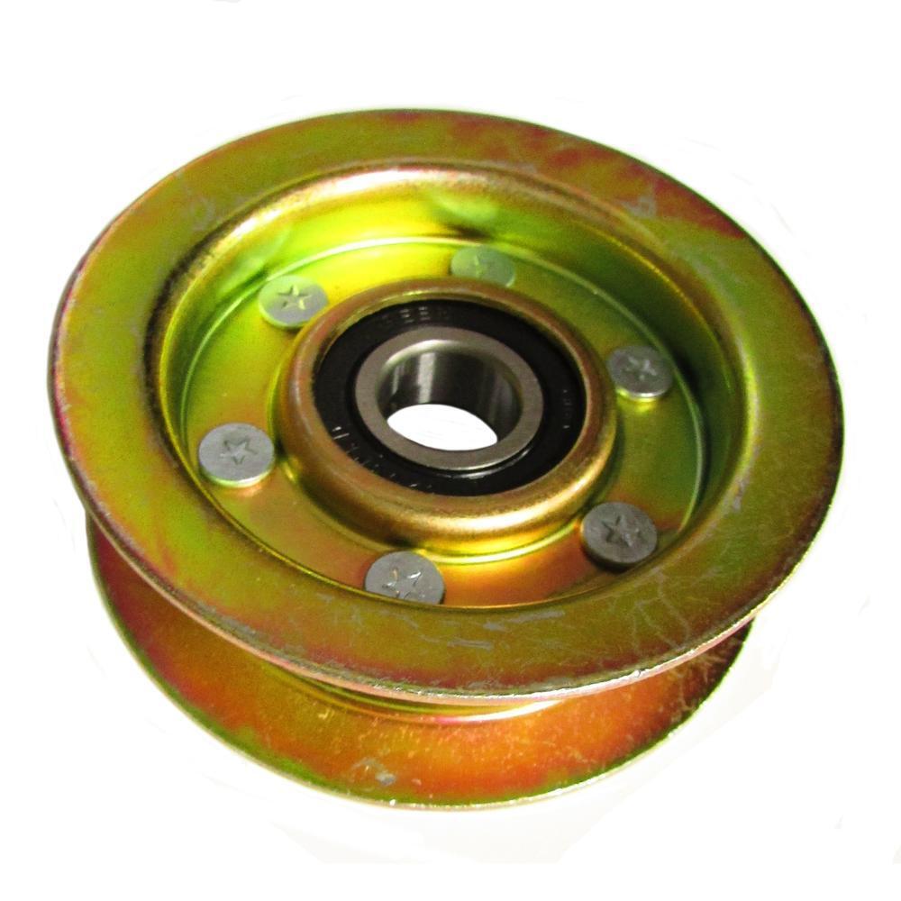 Flat Idler Pulley for Deck Fits John Deere D140 D150 D155 D160
