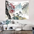 thumbnail image 4 of Japanese Tapestry, Cherry Blossom Tapestry, Asian Anime Wall Tapestry, Nature Landscape Tapestries, Aesthetic Wall Art Tapestry for Bedroom Living Room Home Decor, 4 of 4
