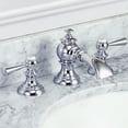 thumbnail image 3 of Water Creation 4.81" Lever Handles Brass Faucet in Silver/Chrome, 3 of 8