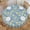 A022, variant on Christmas Tablecloth 60x60 Inch Round, Washable Merry Christmas Tree Vintage Waterproof Table Cloth Seasonal Winter Holiday Scallop Edge Dining Table Cover Home Party Decorations