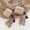 Brown, variant on Cute Bear Charging Case Shockproof Cover For Airpods 3rd Gen Protective Case With Bear Pendant