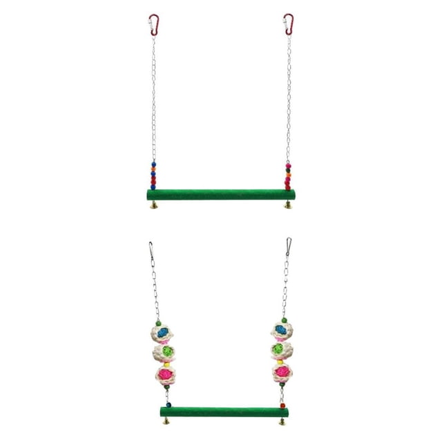 Columpio de escaleras de aves de corral de patio trasero,Escalera de pollo para de gallinero,pájaros juguetes masticar perca subir loros,jaula para mascotas accesorio para colgar Jinwen Columpio de escaleras de aves de corral de patio trasero