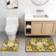 thumbnail image 3 of Juego de alfombrillas de baño - Diatom Mud Absorbente de Agua Secado Rápido 3 Piezas Alfombra de Inodoro y Puerta 40x60cm 50x80cm 50x60cm, 3 of 6