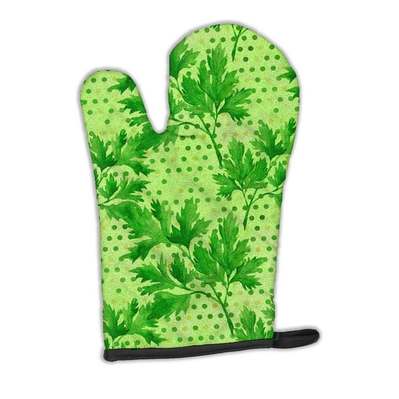 Watercolor Parsley Oven Mitt