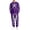 Purple&1080, variant on CONFREE Halloween Mens Sweatsuit 2 Peice Sets Lined Track Suit for Men Hallowmas Skeleton Graphic Sweatshirts Joggers Outfits Warm Fall Winter Tracksuits