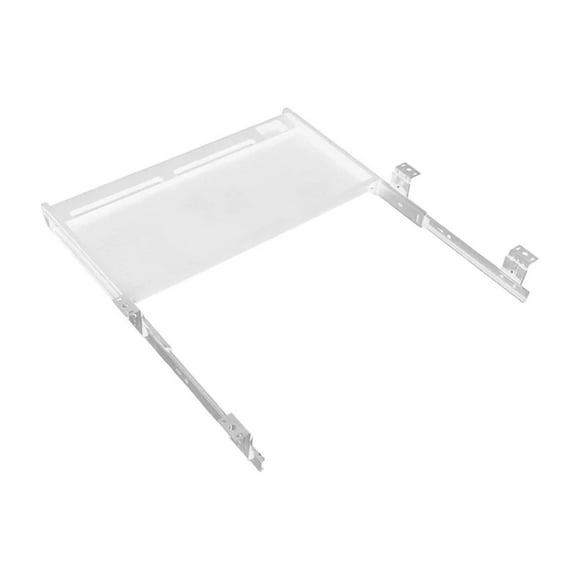 AMLESO Desk Drawer Keyboard Tray Ergonomic Keyboard Tray Under Desk for Office Home Gray White