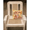 thumbnail image 2 of Carolines Treasures BB9968PW1818 Red Dachshund Fall Fabric Decorative Pillow  18H x18W multicolor, 2 of 2