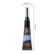 SACE LADY 24H Lock Eyebrow Gel, Waterproof Brow Gel Brown with Built-in Brush, Long-Lasting Natural Pigmented Eye Makeup for Women 0.2Fl Oz