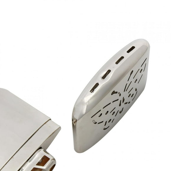 Calentador de Manos Pequeño y Portátil Ultraligero Con Acero inoxidable Duradero, Alta Emisio de Calor, Combustible Duradero Para Vieges, camping, esquí